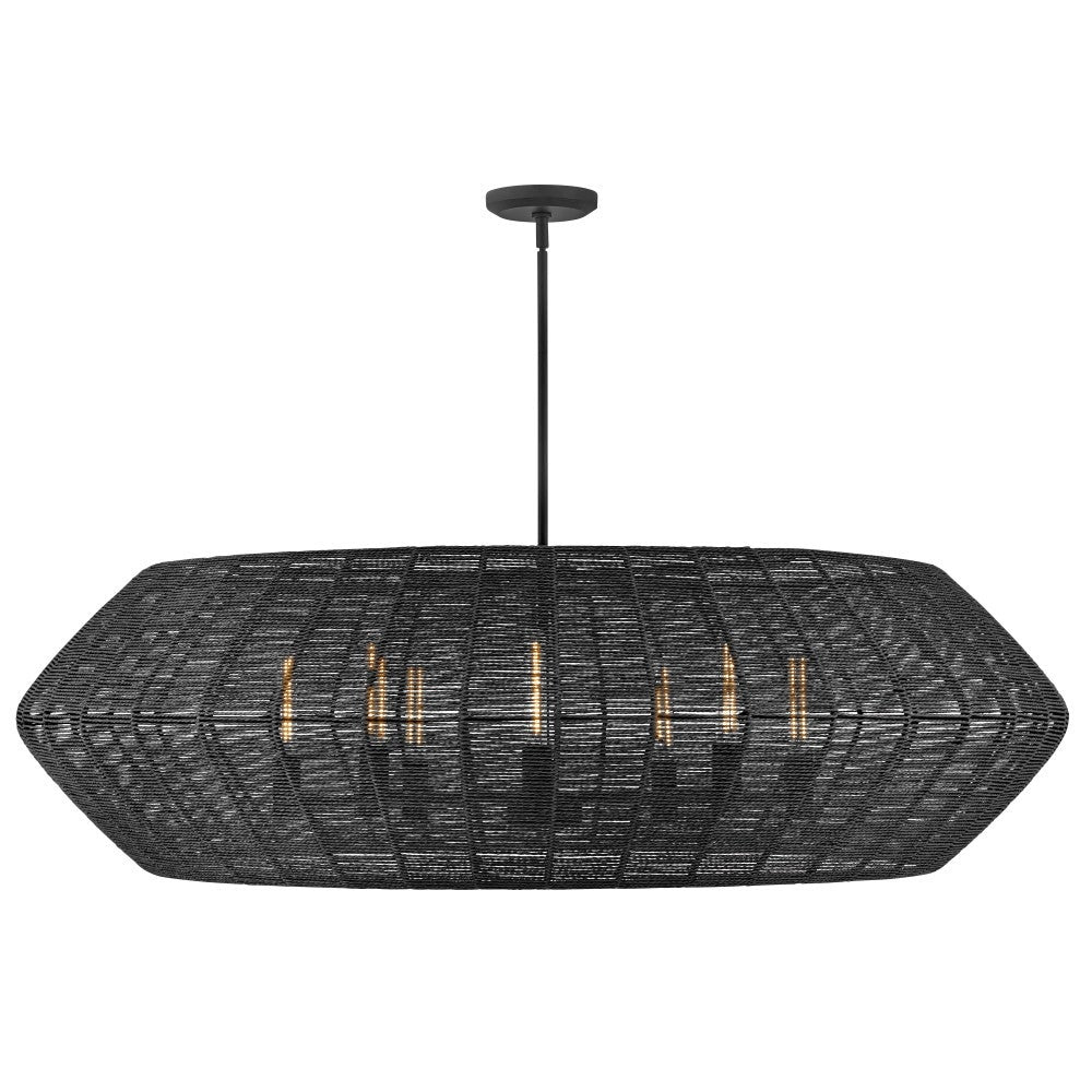 Hinkley Lighting 40386BLK Luca Drum Chandelier in Black