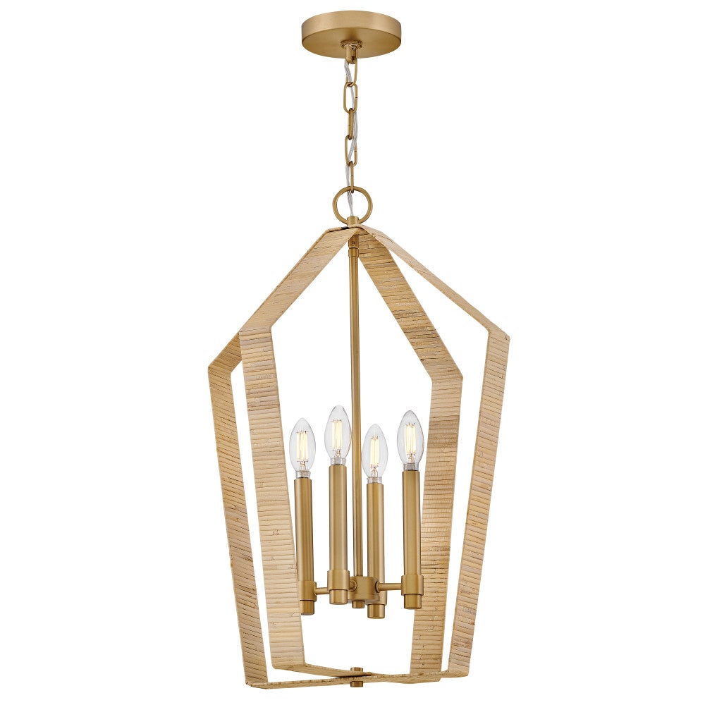 Lark 83644LCB Sammi Pendant in Lacquered Brass