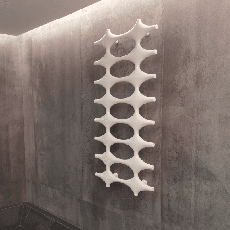 P&Bhusri K015-L-PWH-N K015 Towel Warmer in Porcelain White