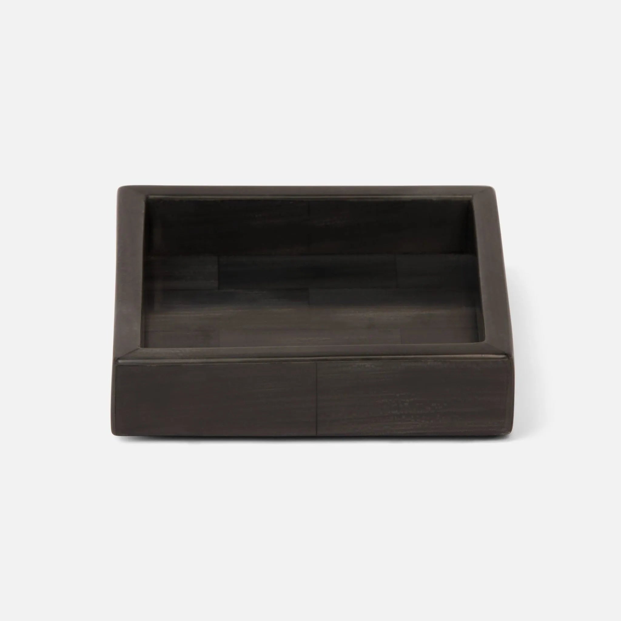 Pigeon and Poodle PP000248 Arles Soap Dish (Rectangular) in Dark Faux Horn