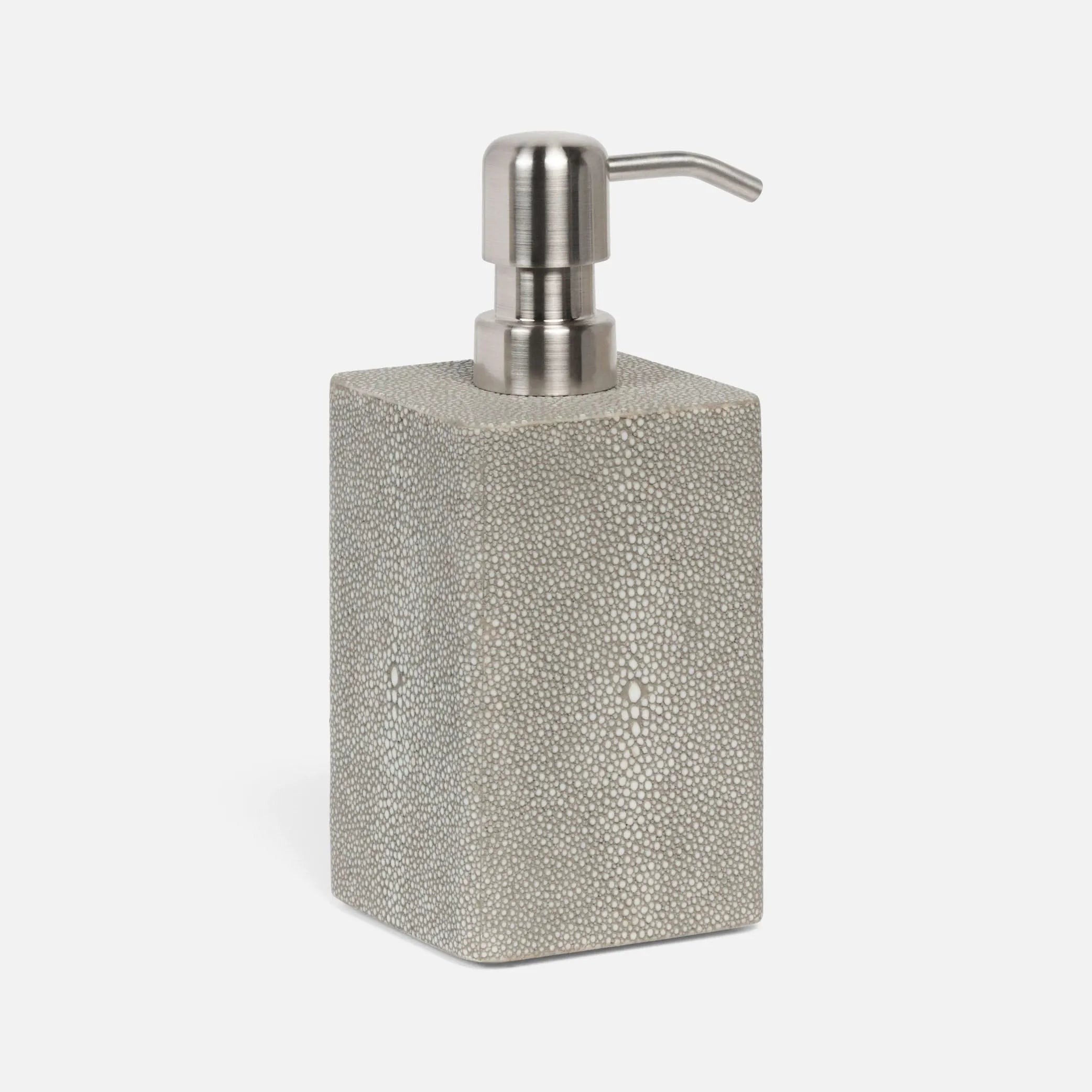 Pigeon and Poodle - PP001452 - Tenby Soap Pump - Tenby - Sand Realistic Faux Shagreen