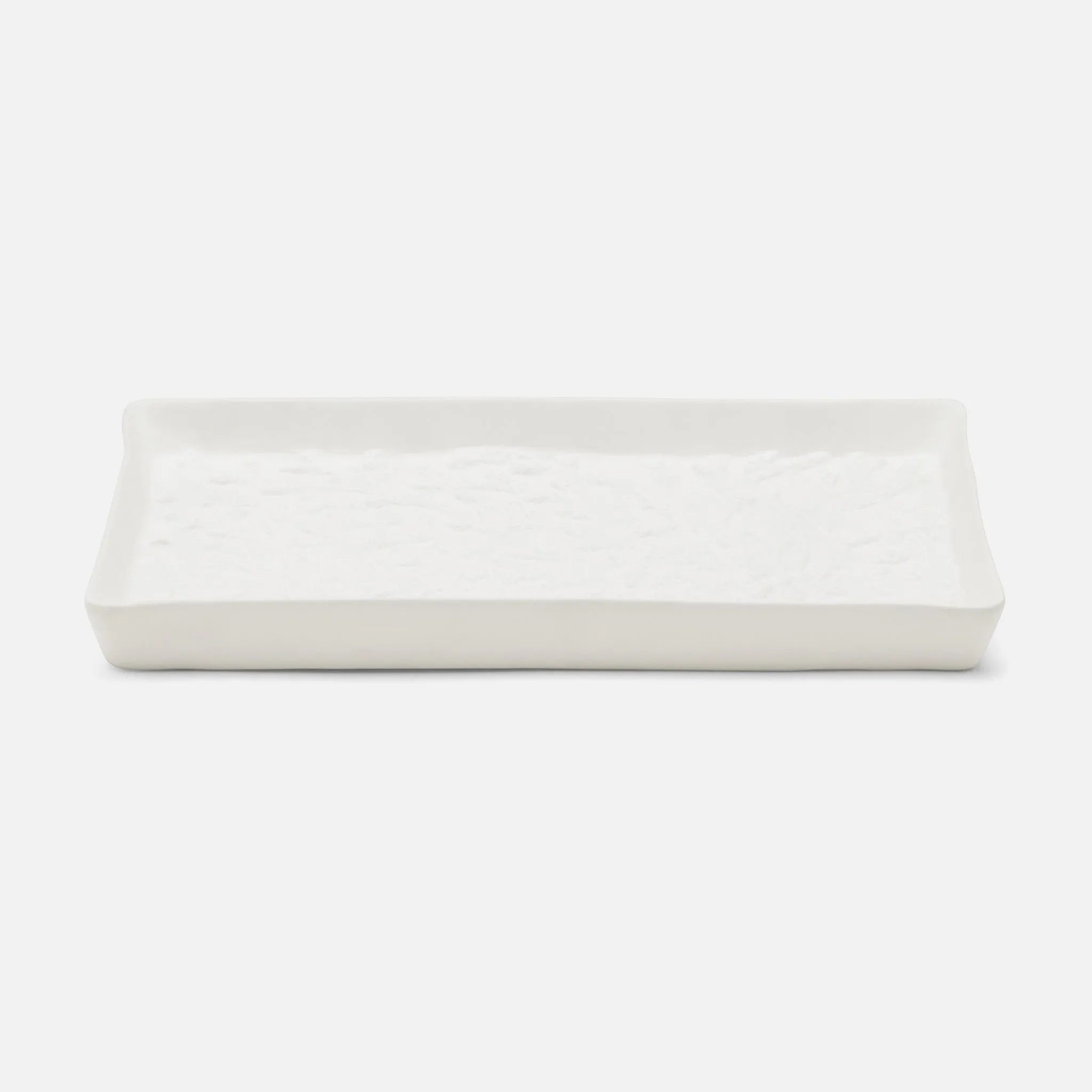 Pigeon and Poodle PP004835 Alanya Tray in White Porcelain