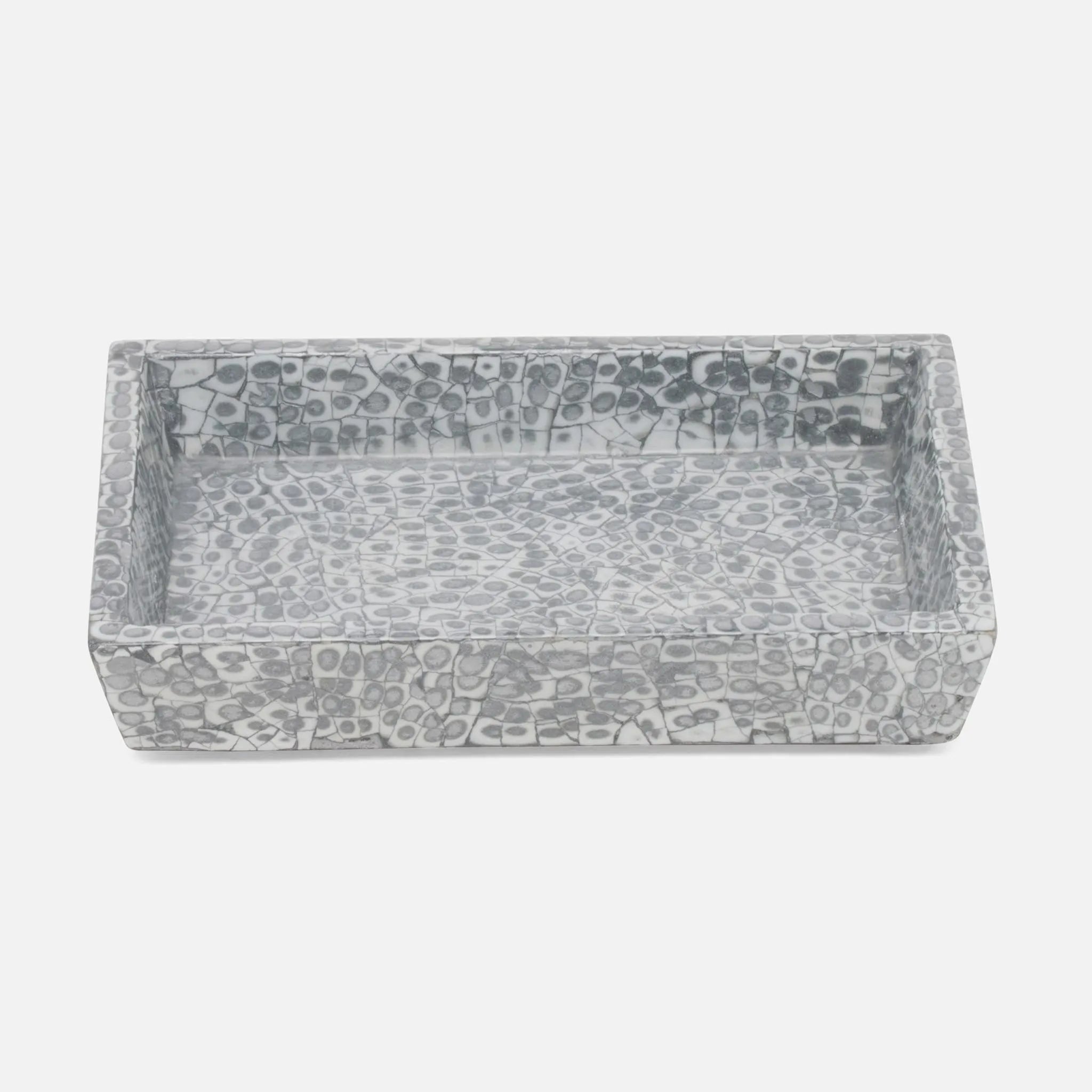 Pigeon and Poodle - PP005552 - Callas Soap Dish - Callas - Silver/White Lacquered Eggshell