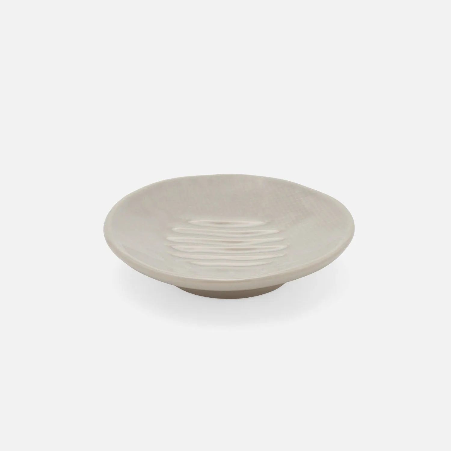 Pigeon and Poodle - PP006372 - Cordoba Soap Dish - Cordoba - Sand Burlap Ceramic