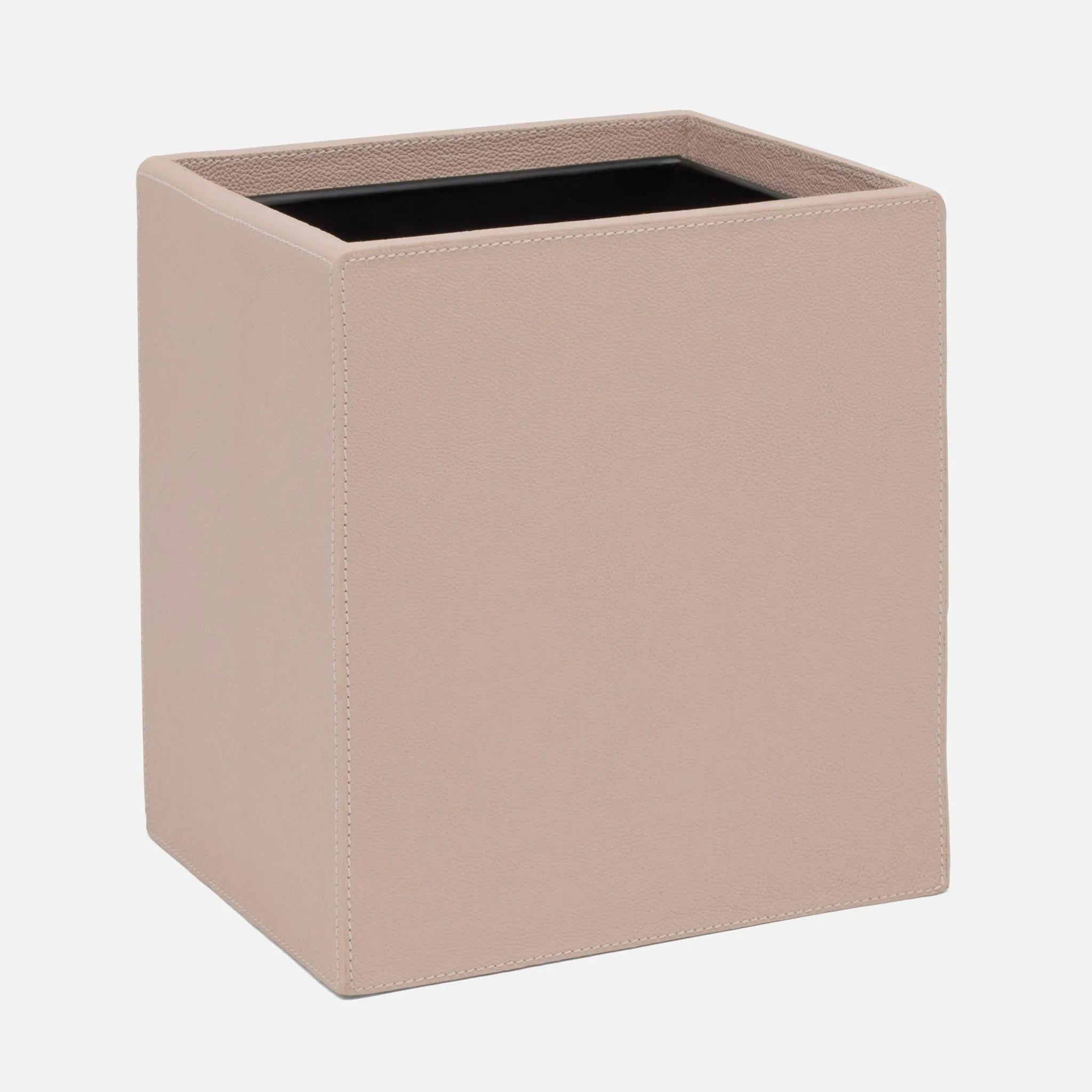 Pigeon and Poodle - PP005704 - Victoria Wastebasket - Victoria - Dusty Rose Full-Grain Leather