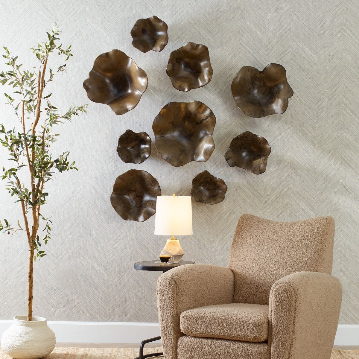 The Uttermost 04361 Two Wood Wall Decor
