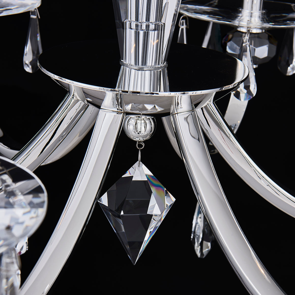 Allegri 046176-014-FR001 Passo Chandelier in Polished Silver