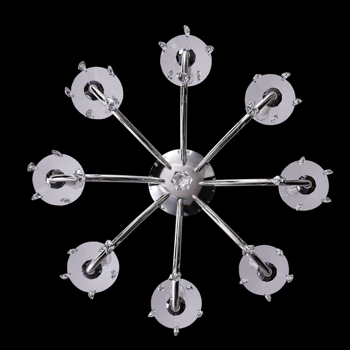 Allegri 046177-014-FR001 Passo Chandelier in Polished Silver