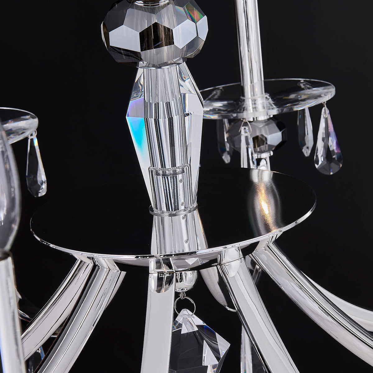 Allegri 046177-014-FR001 Passo Chandelier in Polished Silver