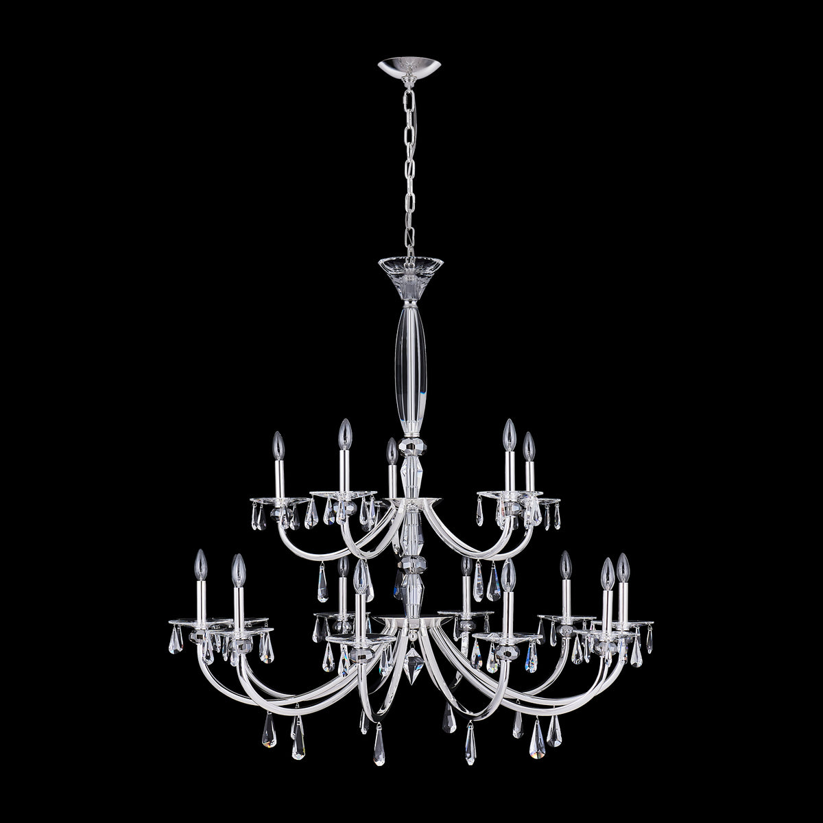 Allegri 046178-014-FR001 Passo Chandelier in Polished Silver