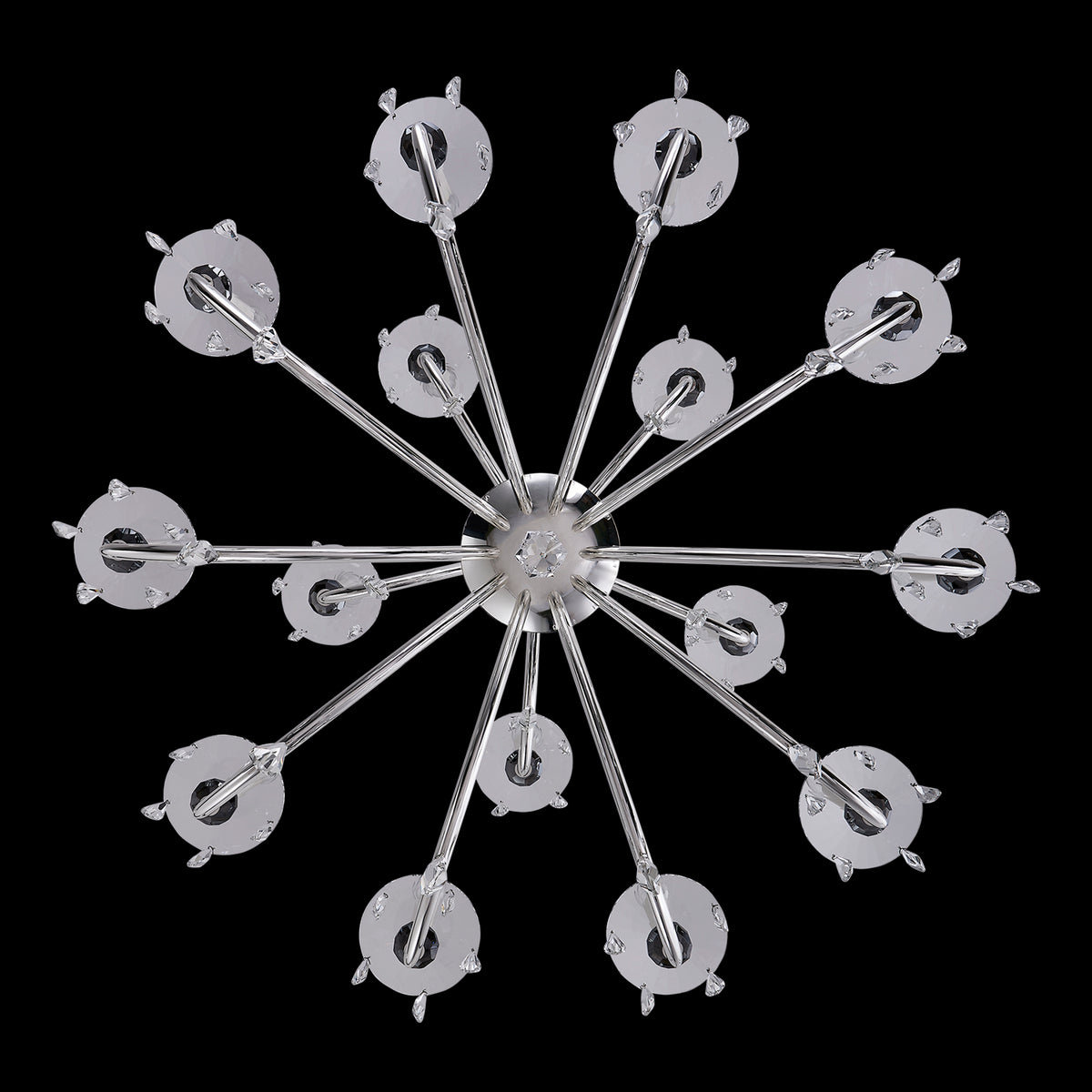Allegri 046178-014-FR001 Passo Chandelier in Polished Silver