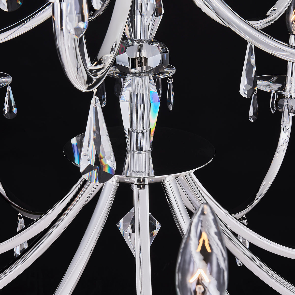 Allegri 046178-014-FR001 Passo Chandelier in Polished Silver