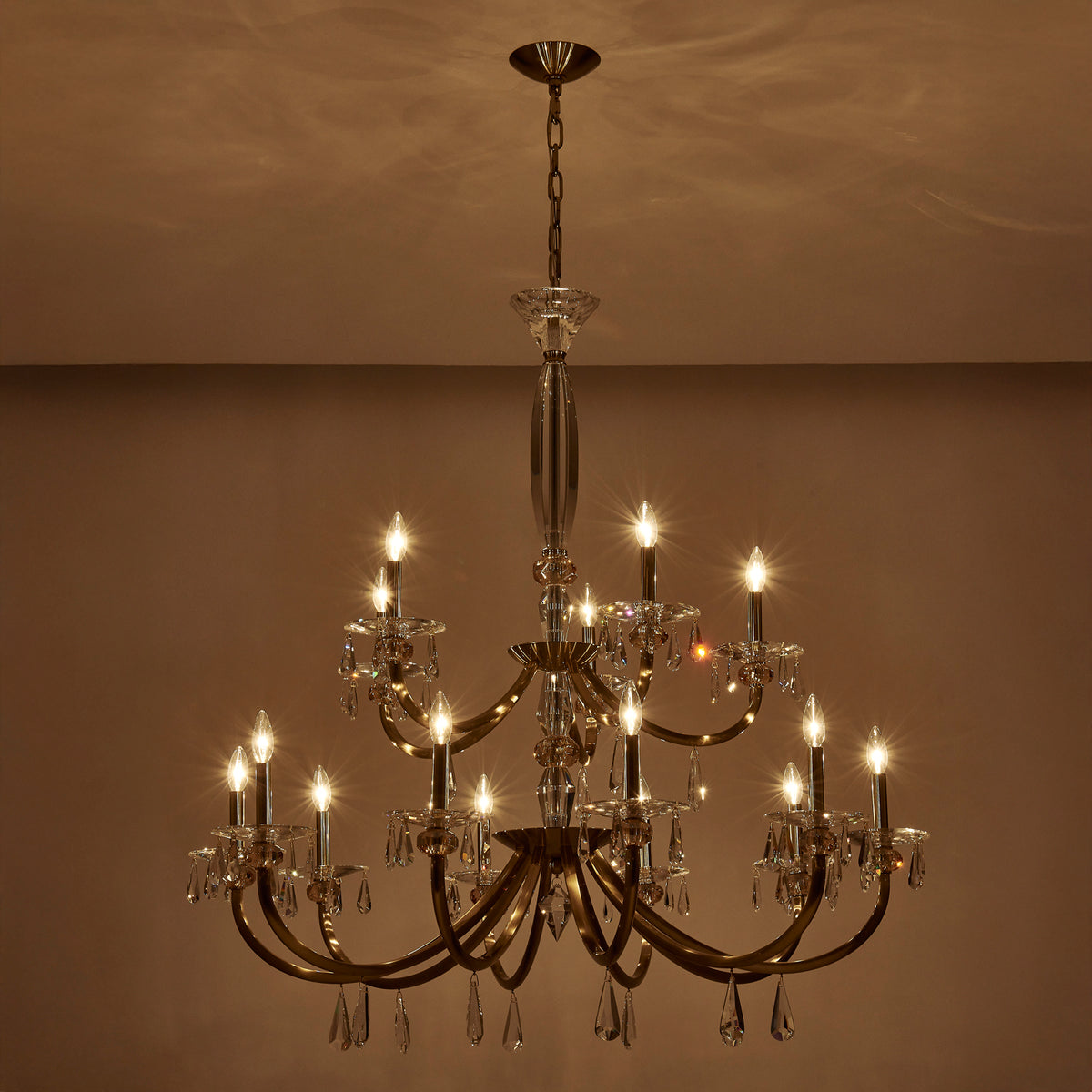 Allegri 046178-039-FR001 Passo Chandelier in Brushed Brass