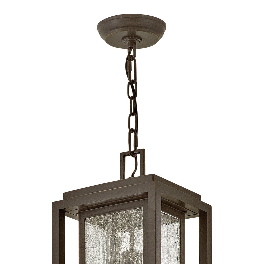 Hinkley Lighting 1006OZ Republic Hanging Lantern in Oil Rubbed Bronze