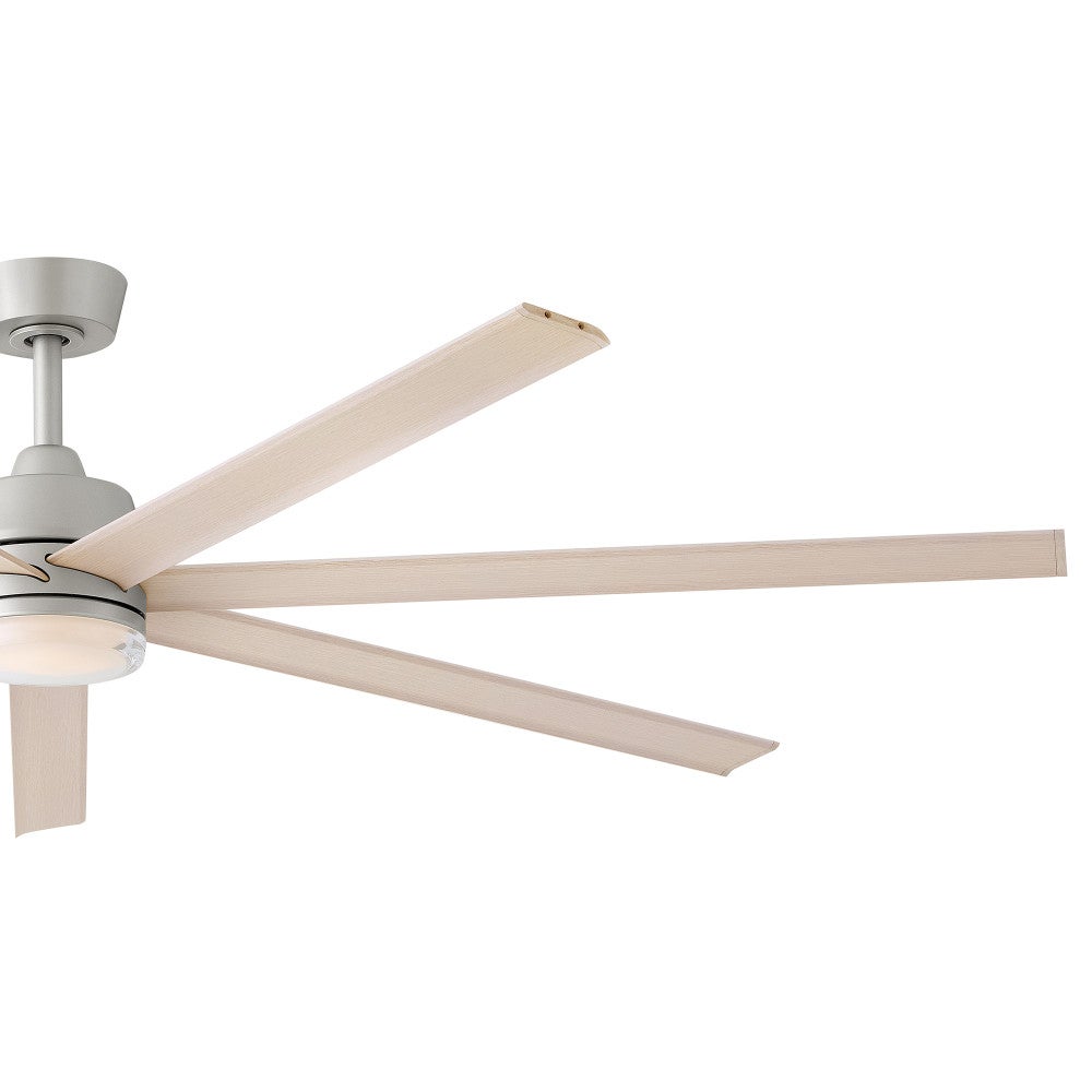 Éclairage Hinkley 910672FBN-LDD LED intelligent Ventilateur en nickel brossé