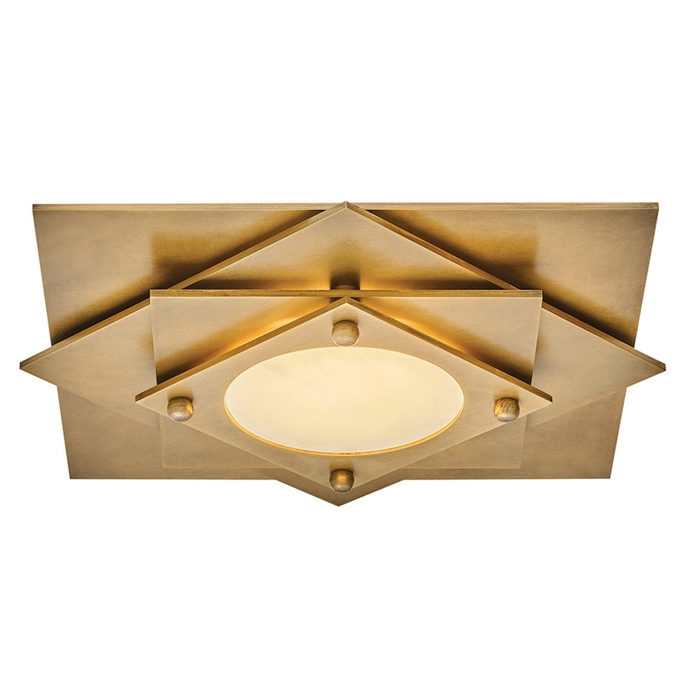 Fredrick Ramond FR41583HB Claude LED Albâtre PlafonnierApplique en laiton Heritage