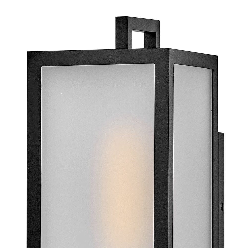 Lanterne murale Halden Lark 82070BK, couleur noire