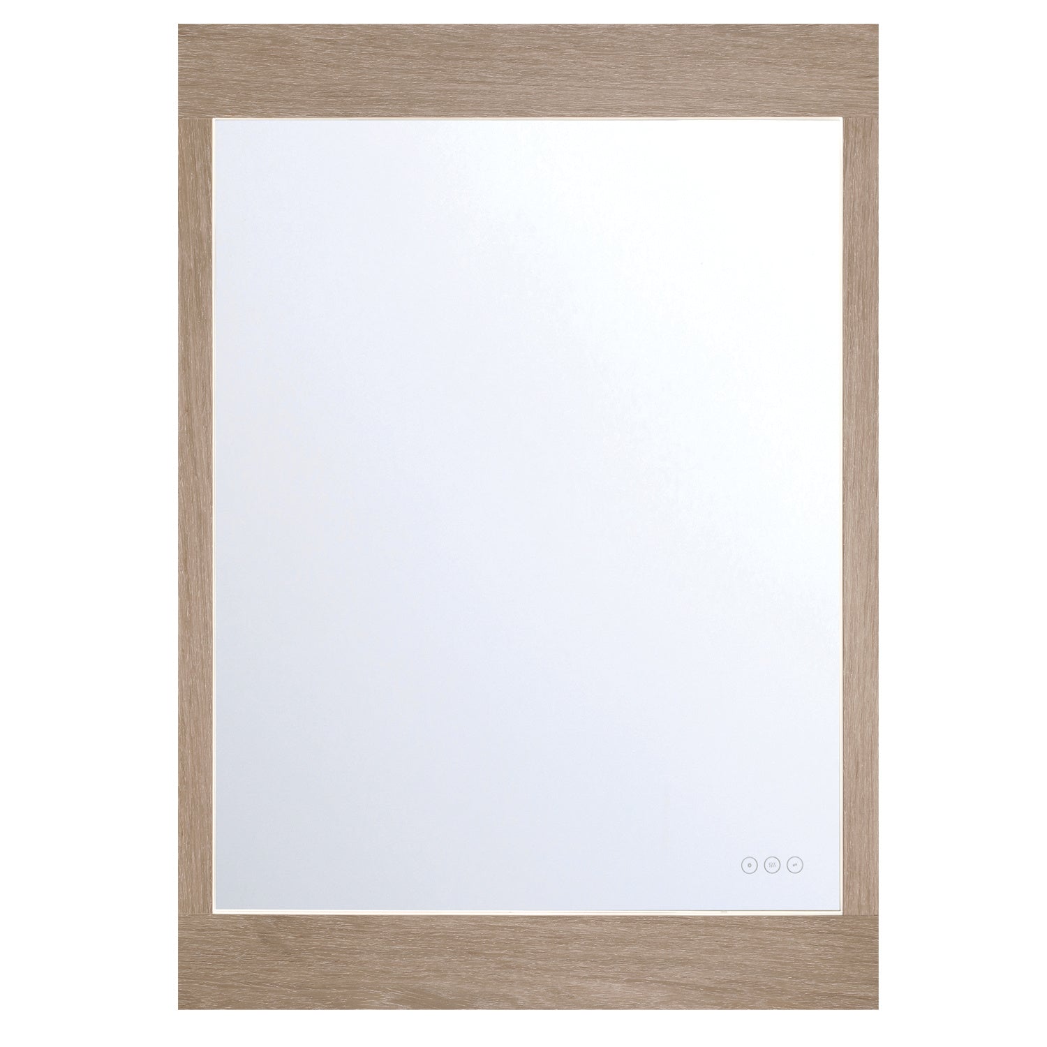 Eurofase 48508-022 Mogano LED Wood Mirror in White Oak