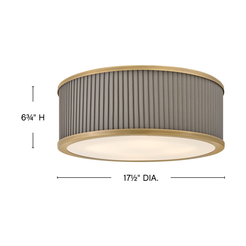 Hinkley Lighting 45053HB Arden Flush Mount in Heritage Brass