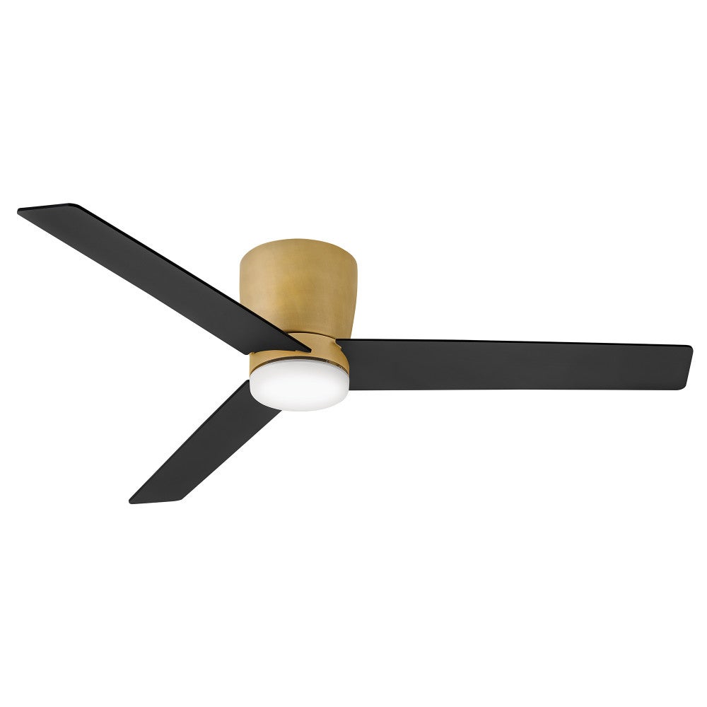 Plafonnier LED Ari Hinkley Lighting 910852FHB-LDA Ventilateur en laiton Heritage