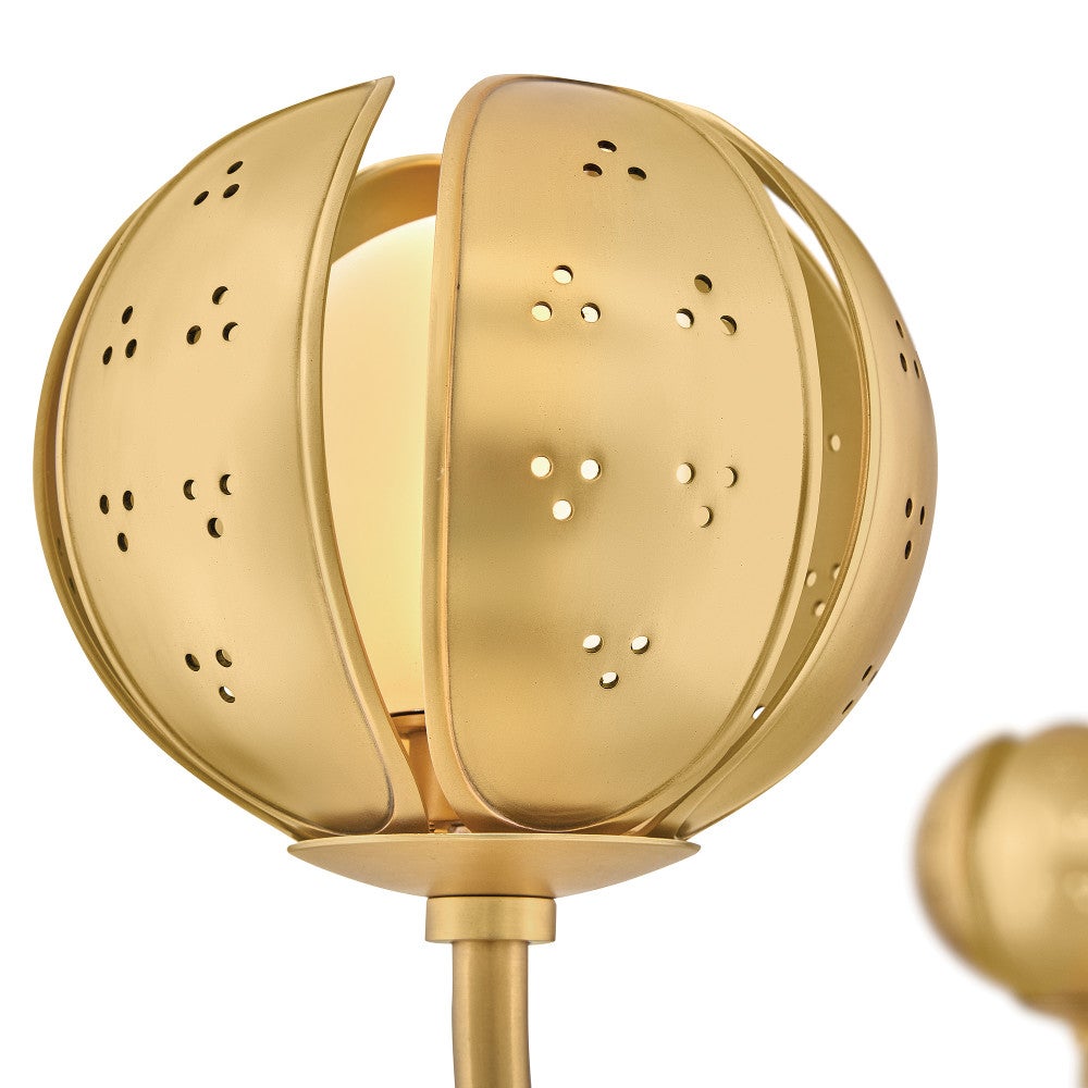 Fredrick Ramond FR46963UB-LL Anthos LED Chandelier in Unlacquered Brass