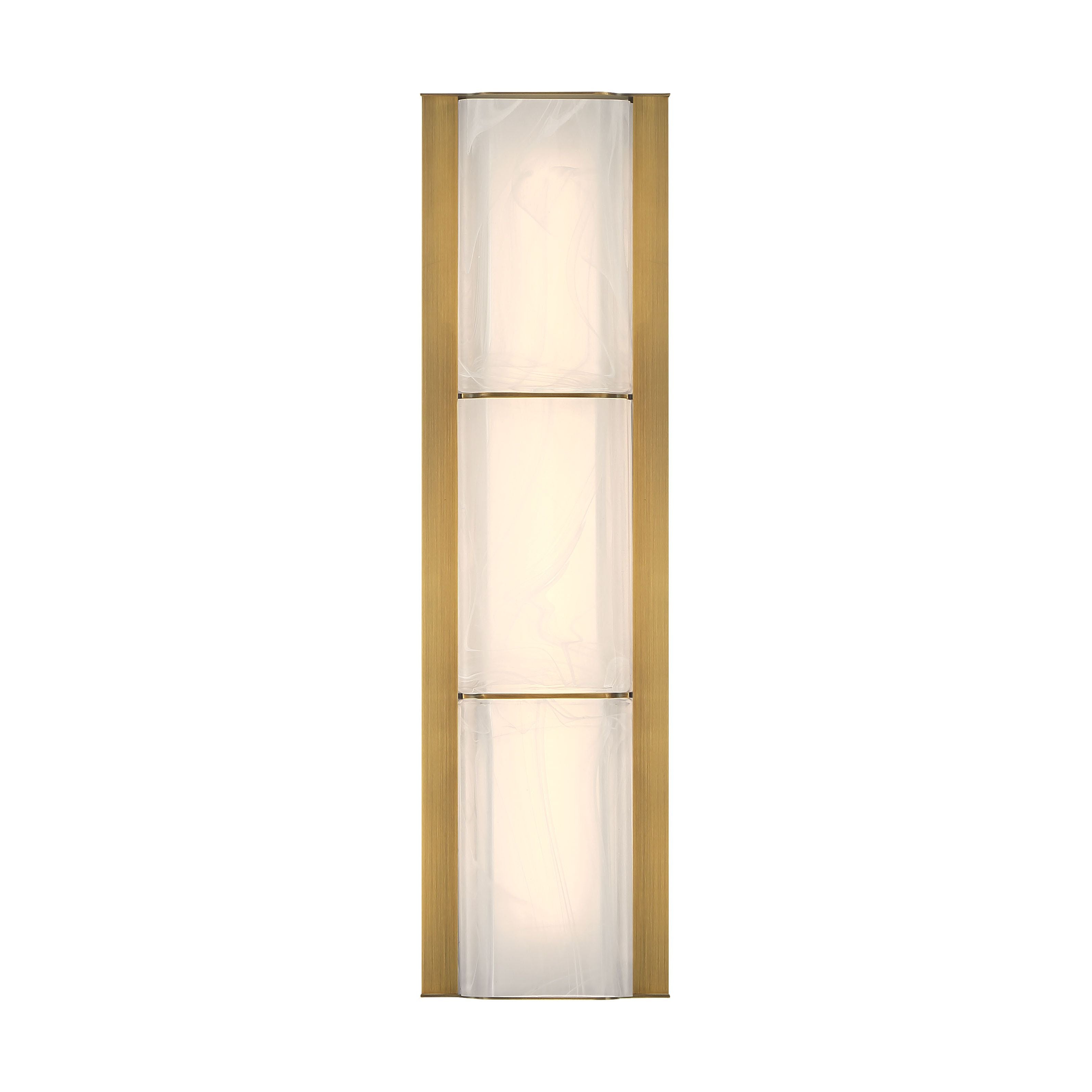 Eurofase 50174-010 Gibraltar LED Vanity in Antique Brass