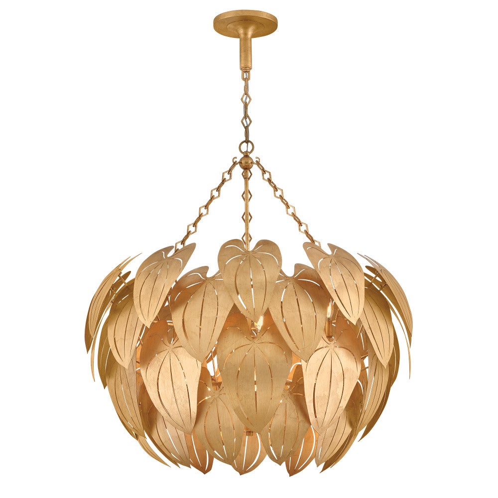 Fredrick Ramond FR47166DA Camille Botanique Suspension en laiton vieilli