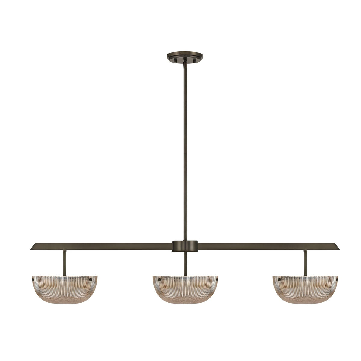 Savoy House 1-1250-3-15 Hubbard LED Linear Chandelier in Mediterranean Bronze