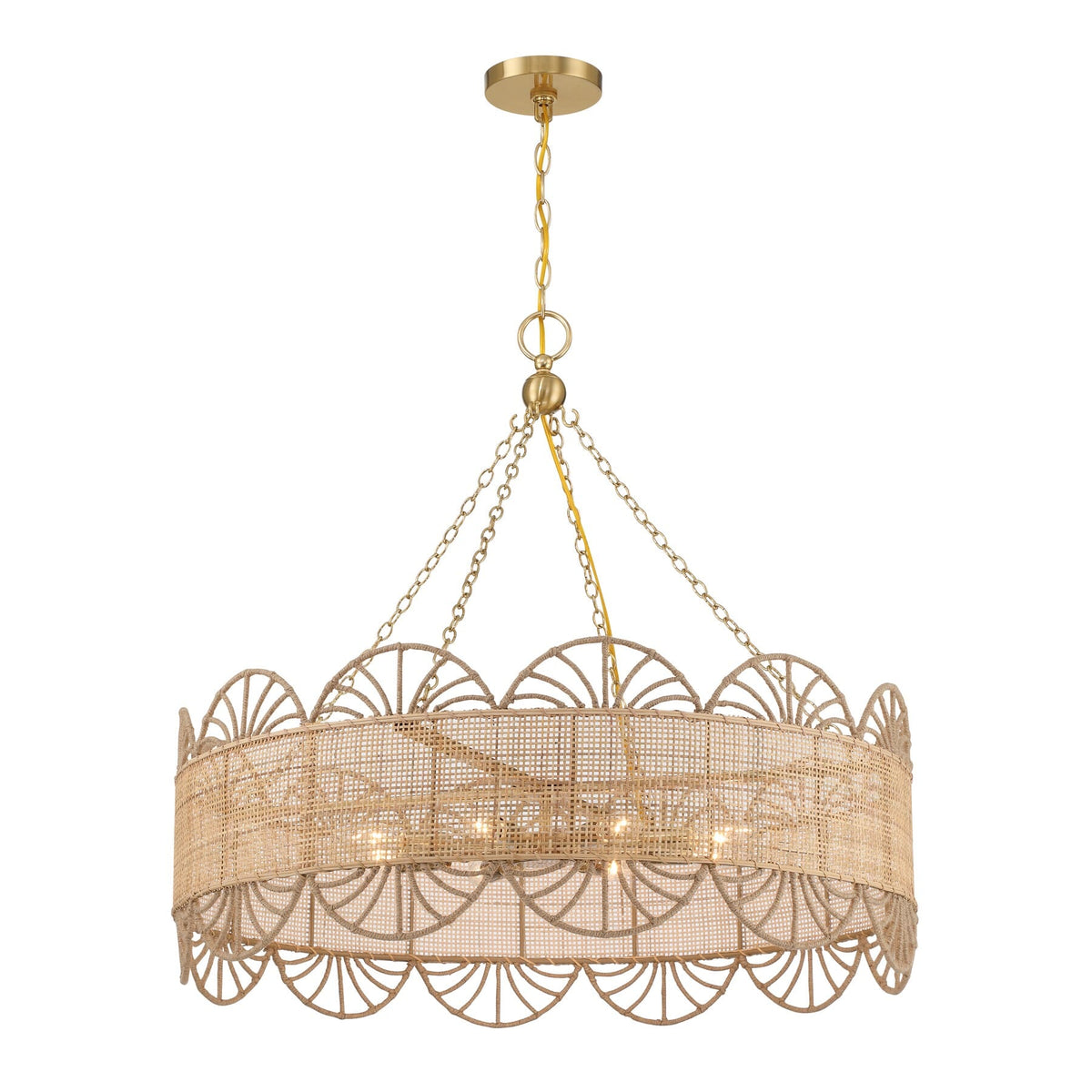 Savoy House 1-1412-8-322 Shawnee Chandelier in Warm Brass