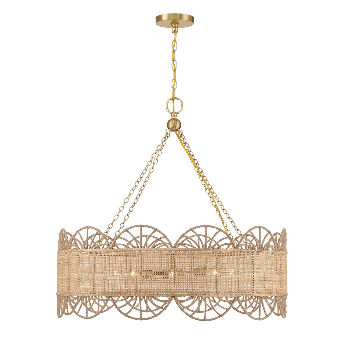 Savoy House 1-1412-8-322 Shawnee Chandelier in Warm Brass