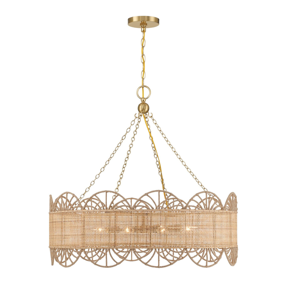 Savoy House 1-1412-8-322 Shawnee Chandelier in Warm Brass
