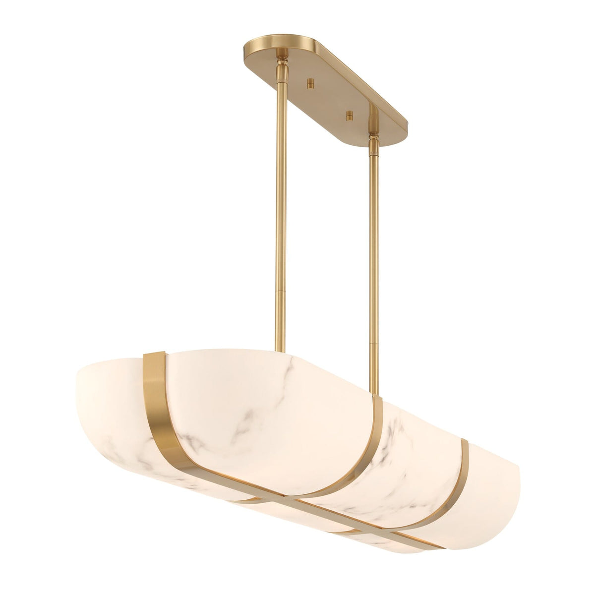 Savoy House 1-1450-4-322 Chalfont Chandelier in Warm Brass