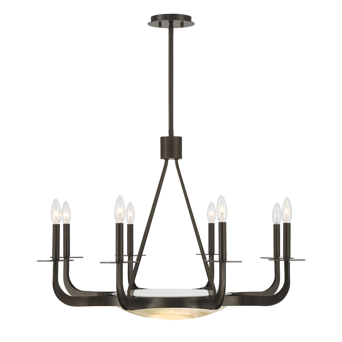 Savoy House 1-1487-9-15 Salford Chandelier in Mediterranean Bronze