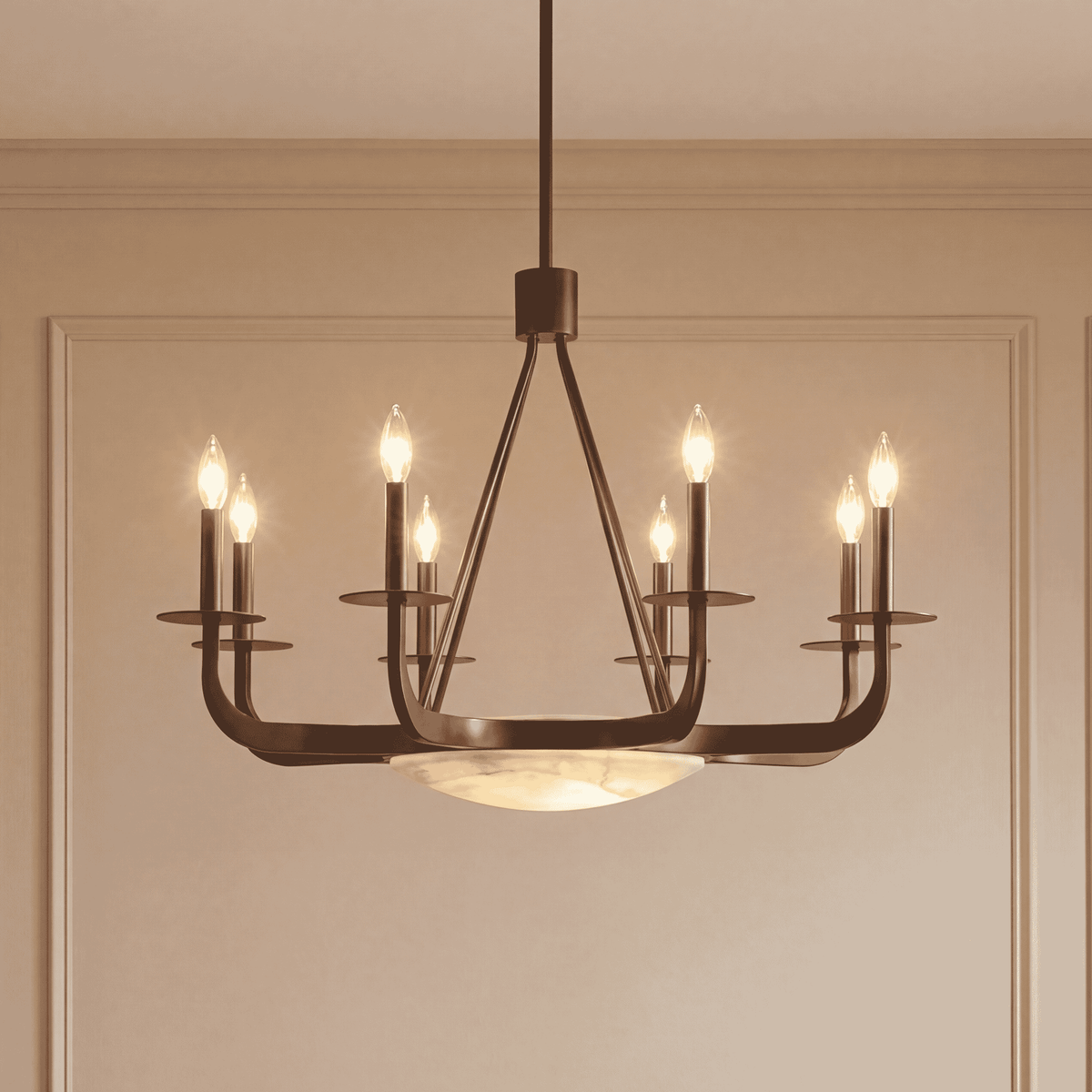 Savoy House 1-1487-9-15 Salford Chandelier in Mediterranean Bronze