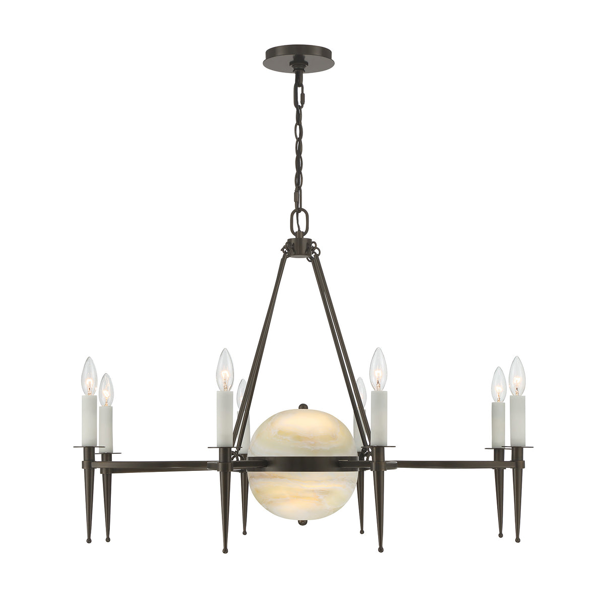 Savoy House 1-1488-10-15 Sanger Chandelier in Mediterranean Bronze