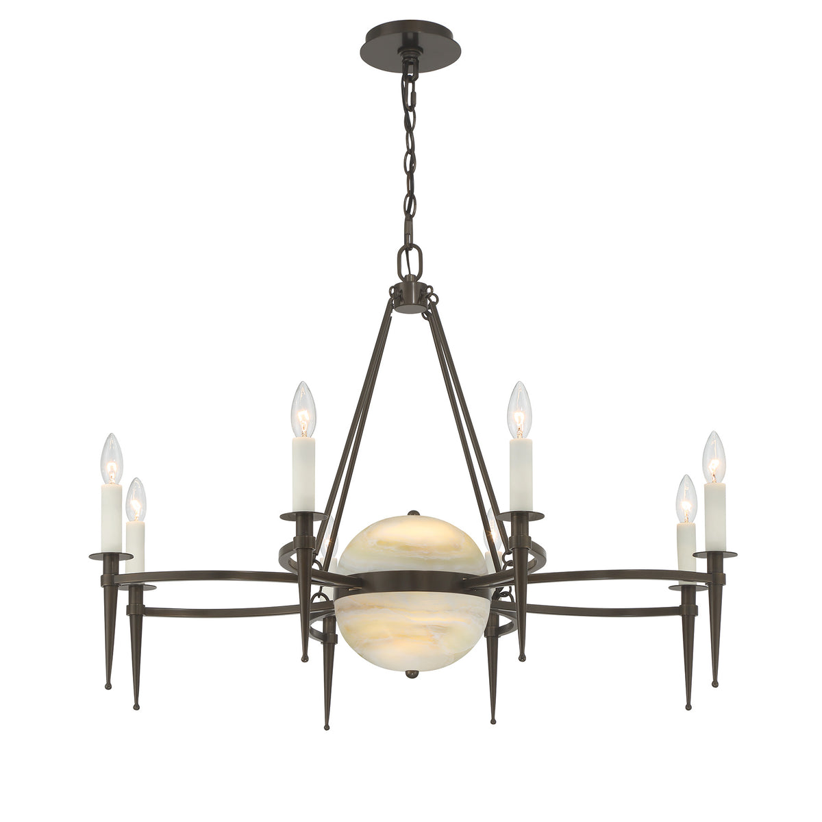 Savoy House 1-1488-10-15 Sanger Chandelier in Mediterranean Bronze