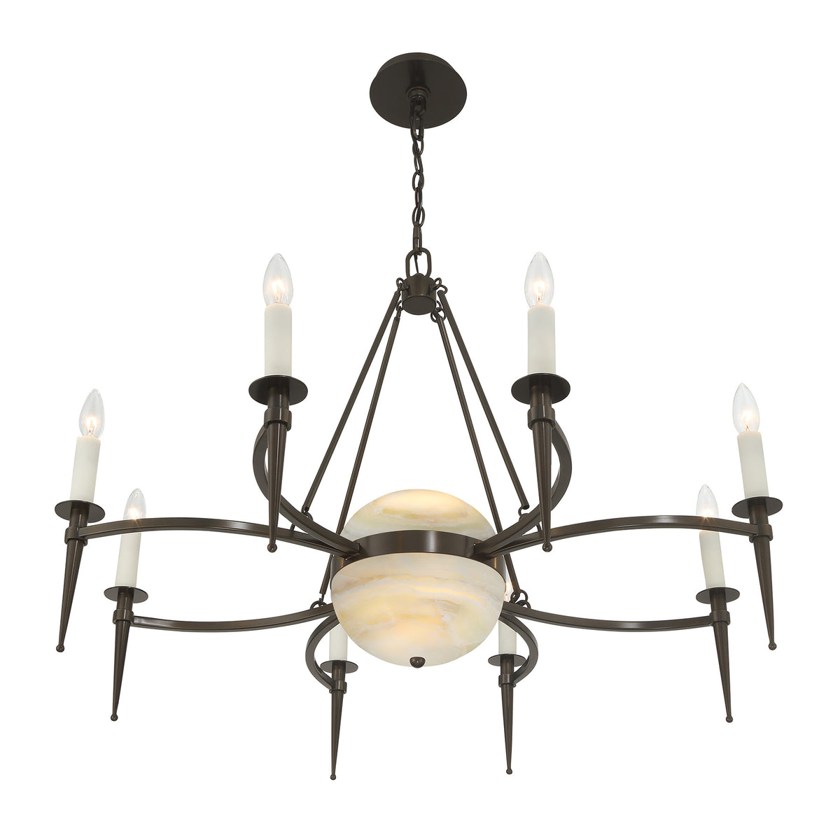 Savoy House 1-1488-10-15 Sanger Chandelier in Mediterranean Bronze