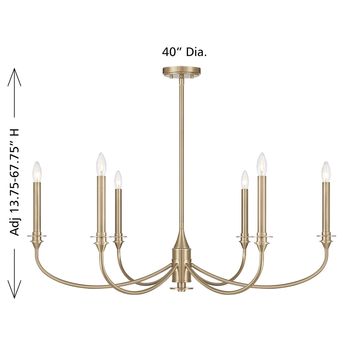 Savoy House 1-1500-6-127 Coventry Chandelier in Noble Brass