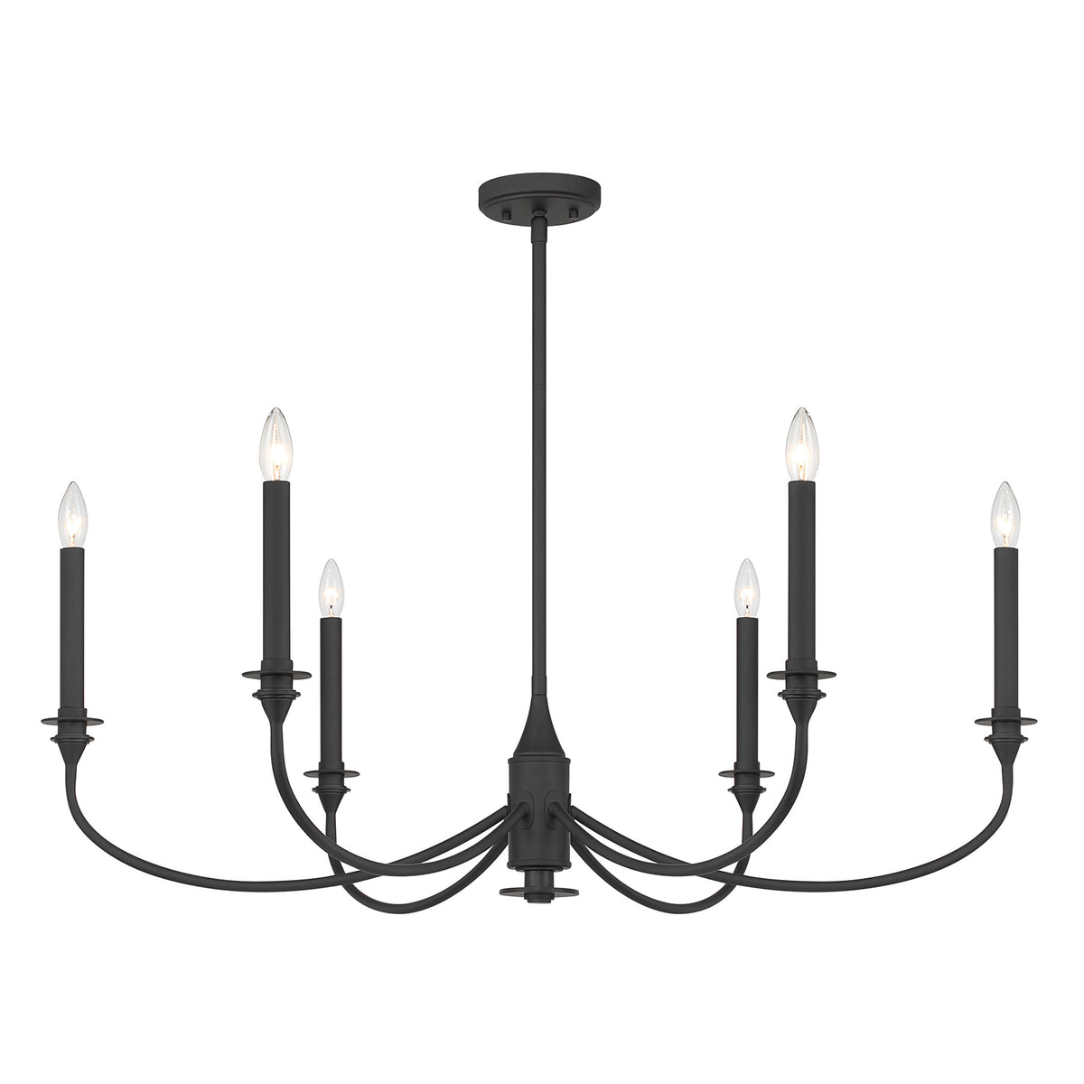 Savoy House 1-1500-6-89 Coventry Chandelier in Matte Black