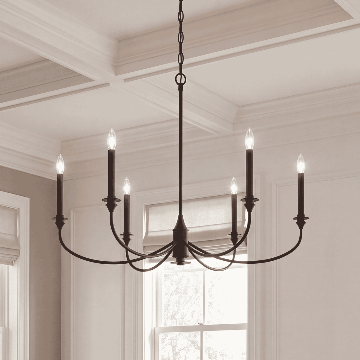 Savoy House 1-1500-6-89 Coventry Chandelier in Matte Black