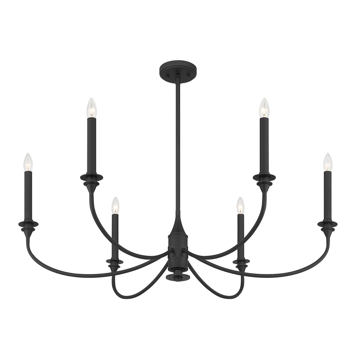Savoy House 1-1500-6-89 Coventry Chandelier in Matte Black