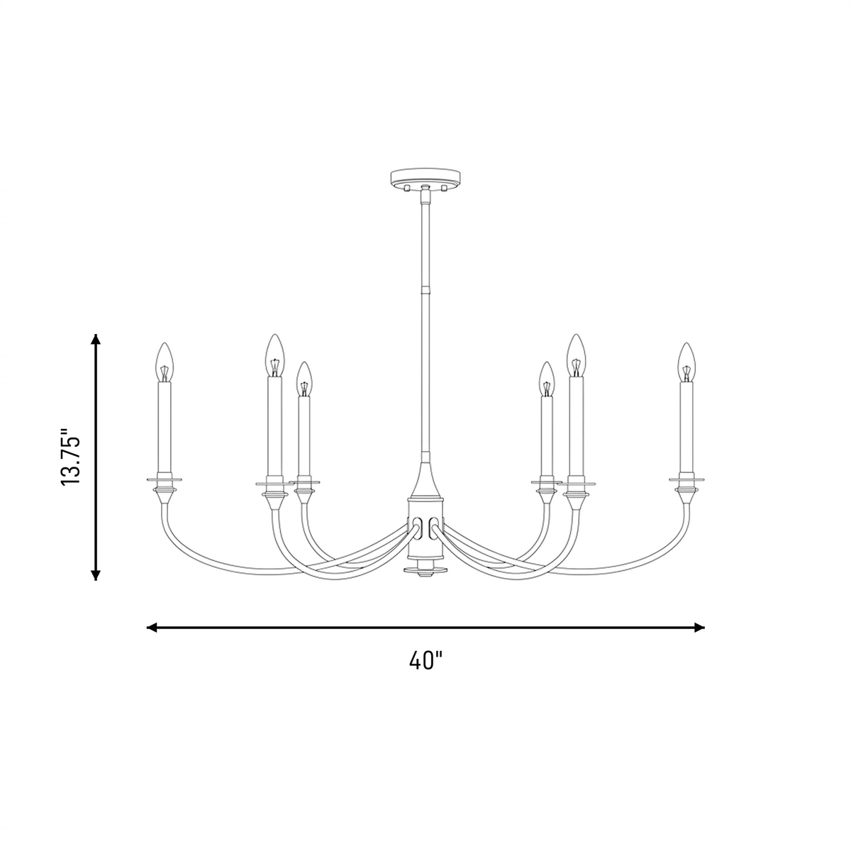 Savoy House 1-1500-6-SN Coventry Chandelier in Satin Nickel
