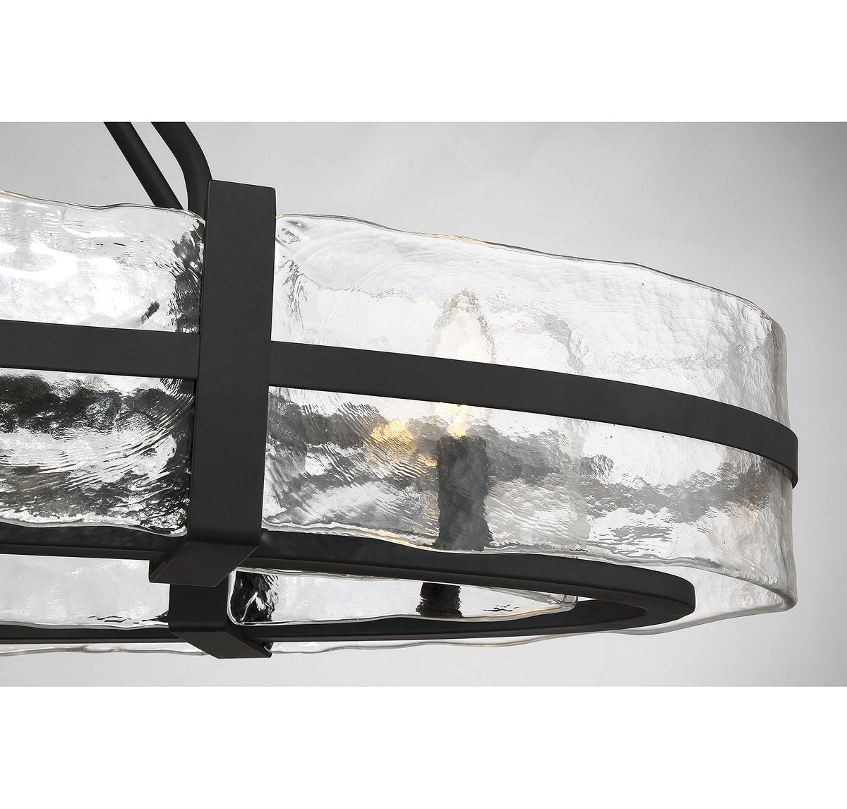Savoy House 1-1852-10-89 Hudson Oval Suspendu en noir mat