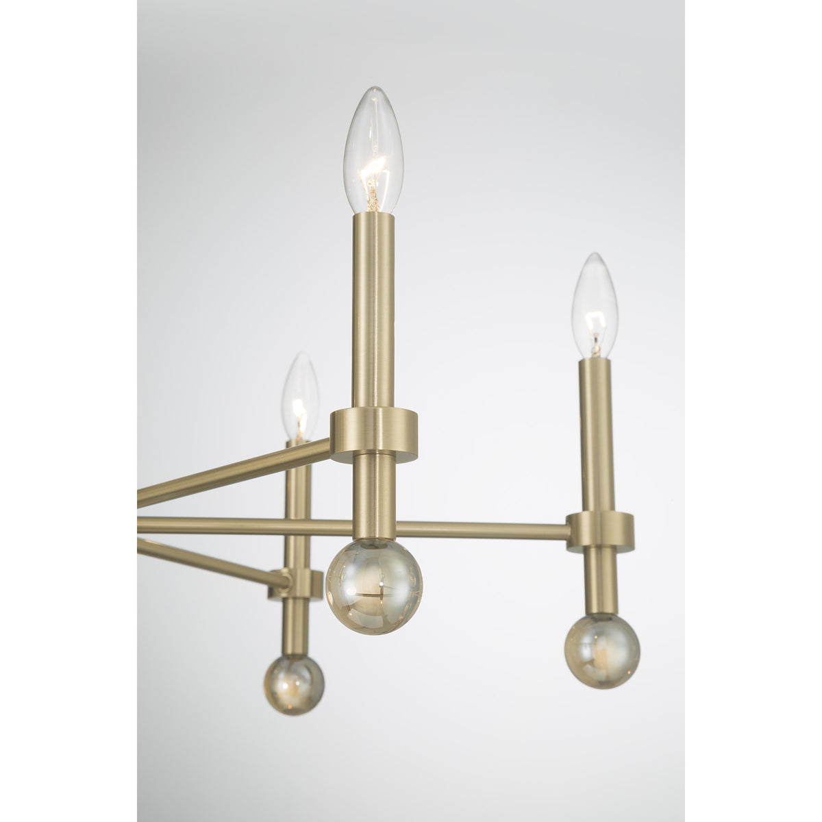 Savoy House 1-2511-6-127 Crescent Chandelier in Noble Brass