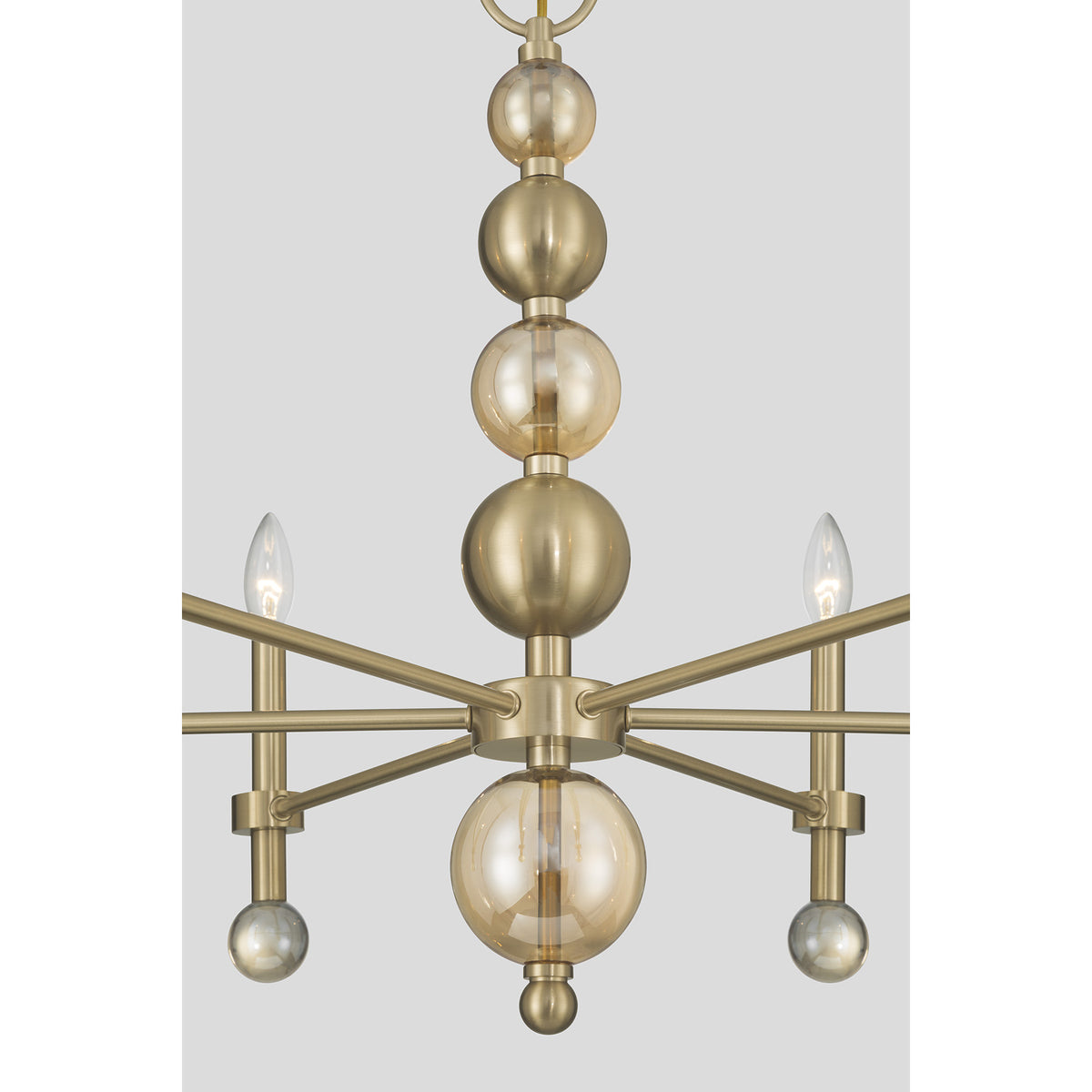 Savoy House 1-2511-6-127 Crescent Chandelier in Noble Brass