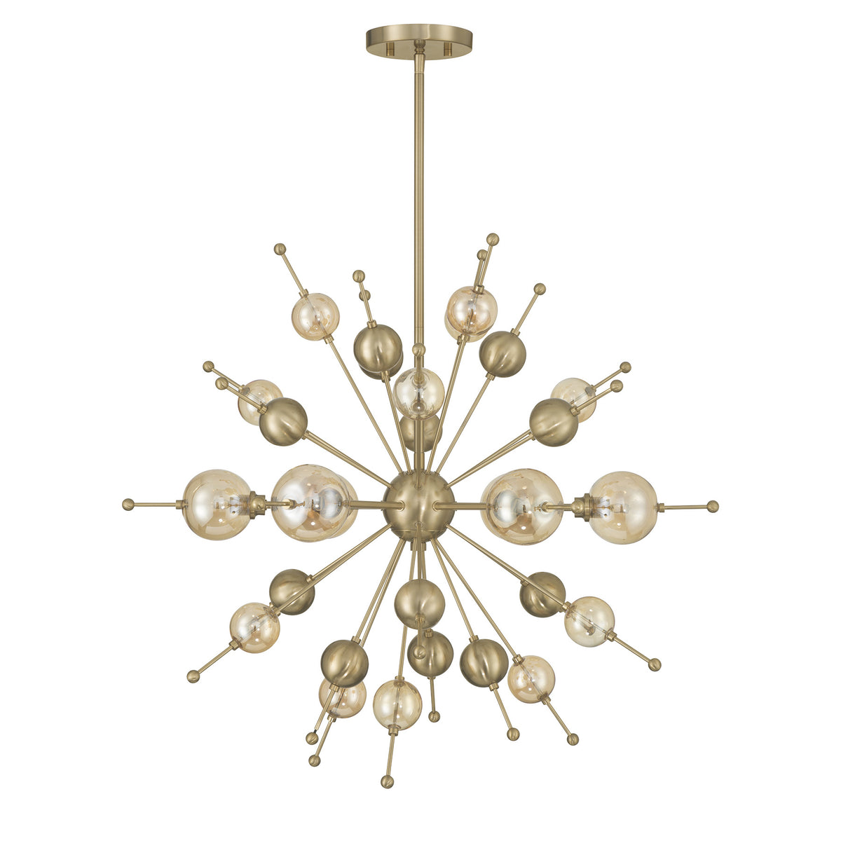 Savoy House 1-2514-6-127 Crescent Chandelier in Noble Brass