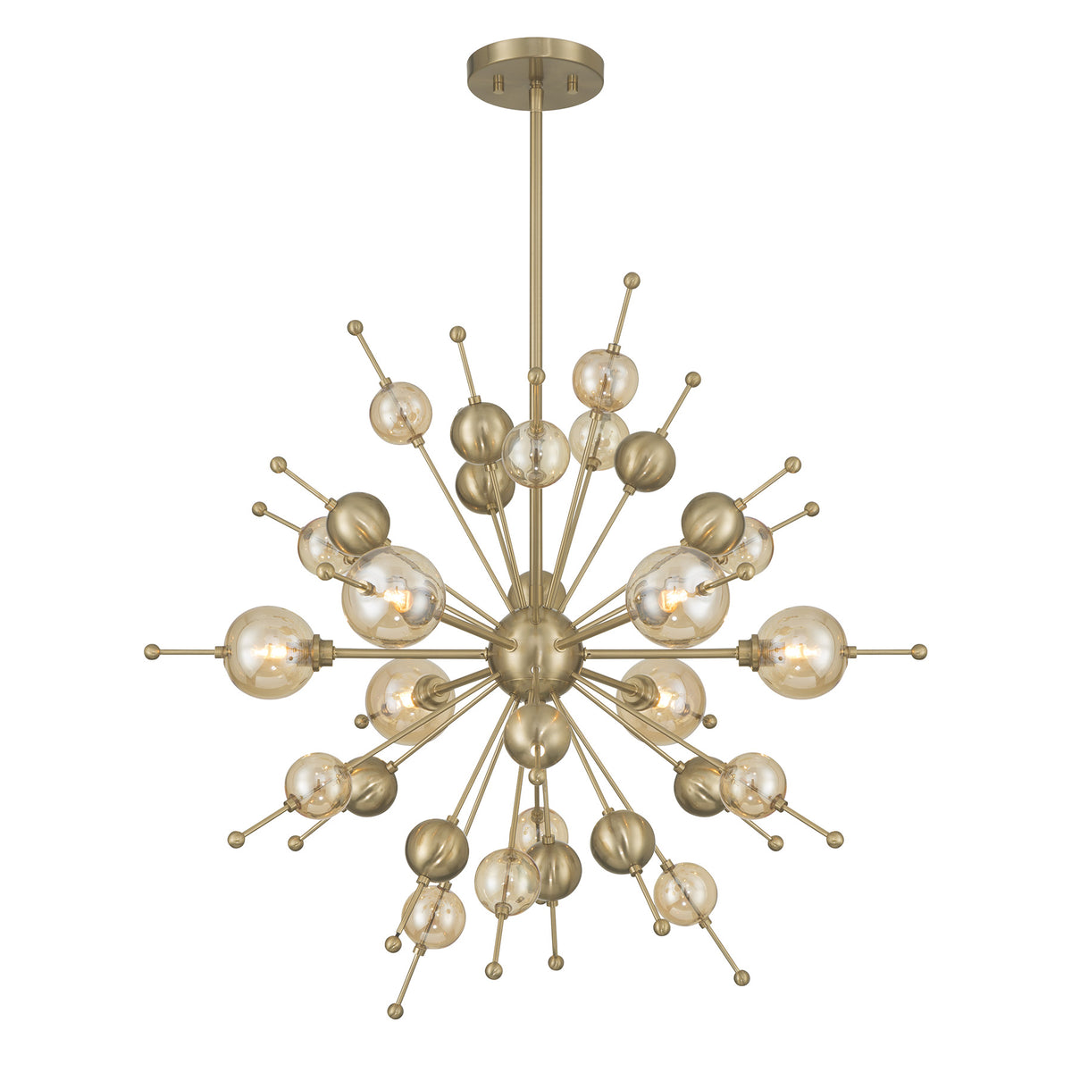 Savoy House 1-2514-6-127 Crescent Chandelier in Noble Brass