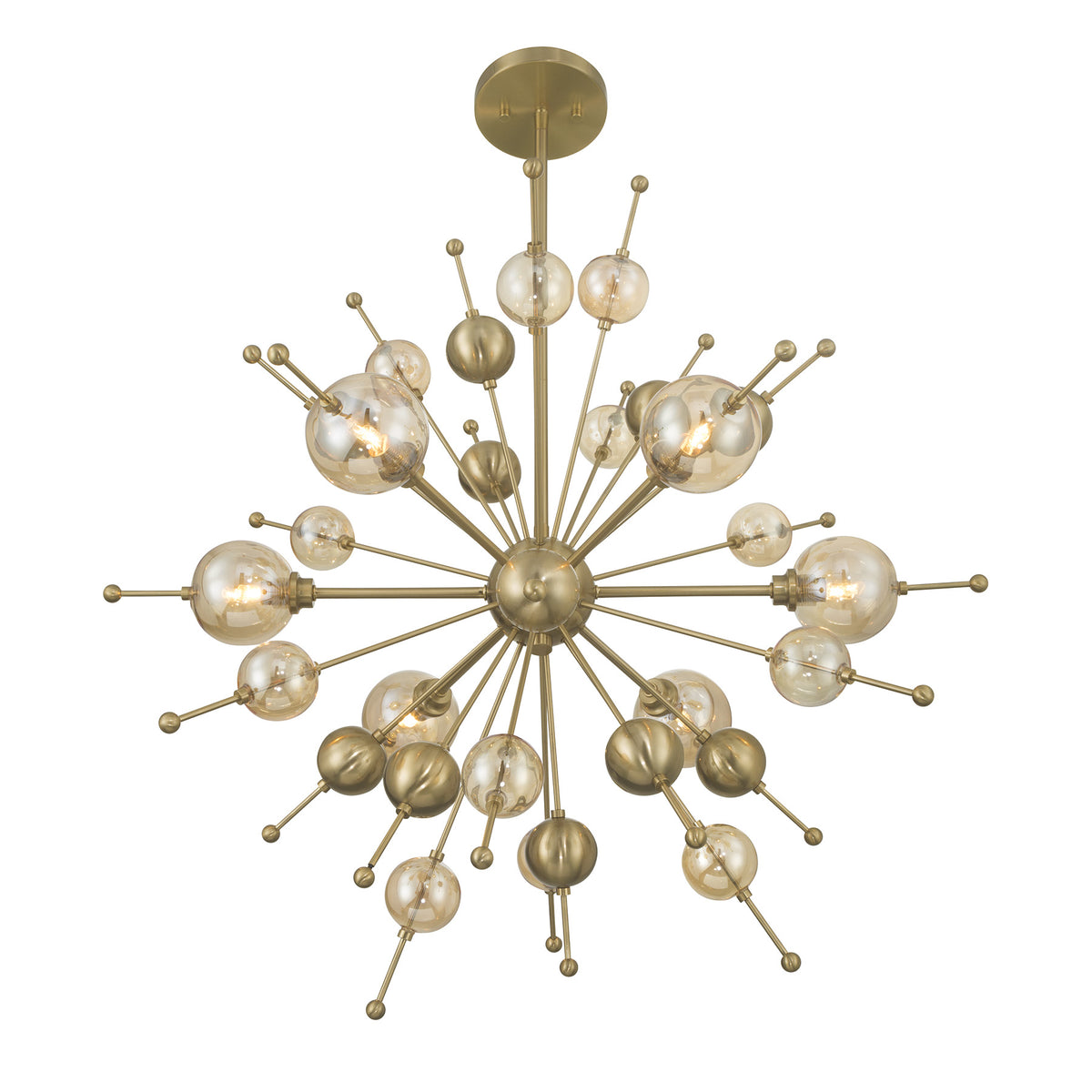 Savoy House 1-2514-6-127 Crescent Chandelier in Noble Brass