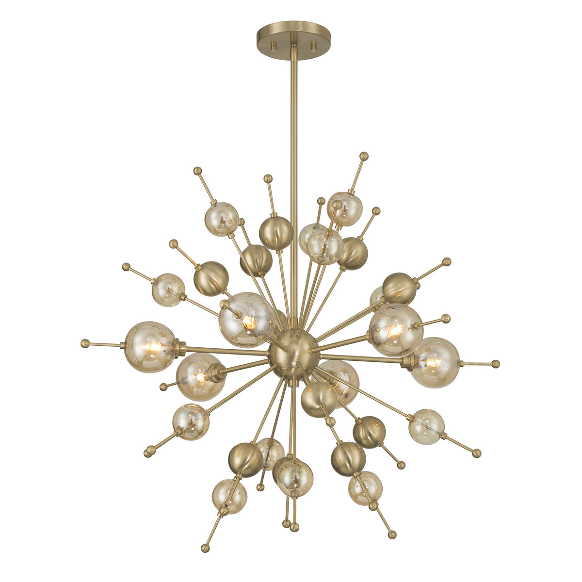 Savoy House 1-2514-6-127 Crescent Chandelier in Noble Brass