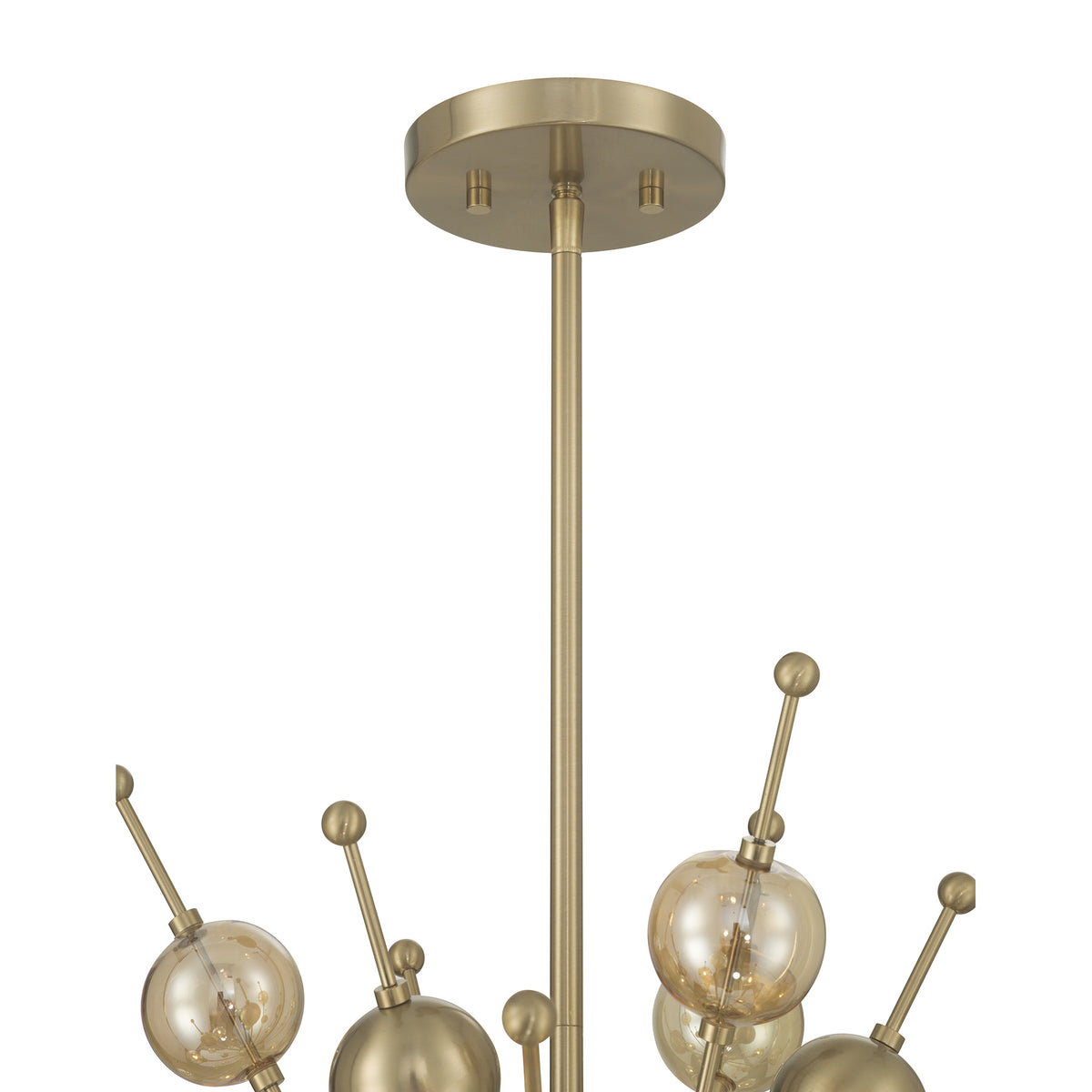 Savoy House 1-2514-6-127 Crescent Chandelier in Noble Brass